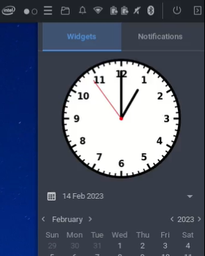 Raven Clock Widget