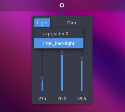 Brightness & Backlight controller